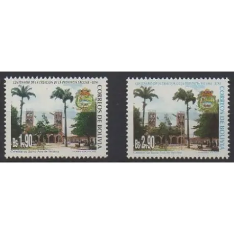 Bolivie - 1995 - No 889/890 - Églises Offre Limitée