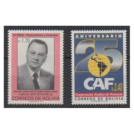 Bolivie - 1995 - No 891/892 Commander Maintenant