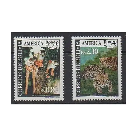 Acheter En Ligne Bolivie - 1993 - No 836/837 - Mammifères