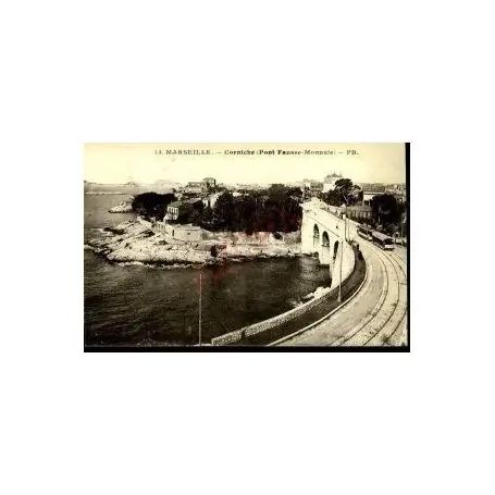 Prix Bas Carte postale 13 - MARSEILLE - CORNICHE -PONT FAUSSE MONNAIE -TRAMWAY