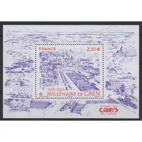 Certifié France - Poste - 2025 - No F5884 - Sites - Histoire