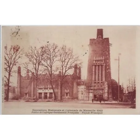 Carte postale 13 - Marseille - Exposition Nationale et Coloniale de Marseille 1922 - Palai... Jusqu’à Épuisement Des Stocks