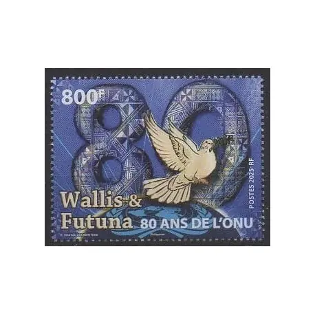 Wallis et Futuna - 2025 - No 1008 - Nations unies Seulement Aujourd’hui