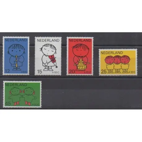 Offre Exclusive Pays-Bas - 1969 - No 900/904 - Enfance - Musique