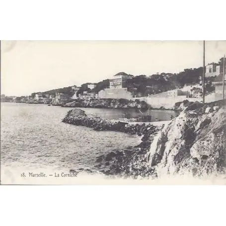 Seulement Aujourd’hui Carte postale 13 - Marseille - La corniche