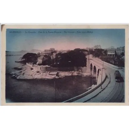 Carte postale 13 - Marseille - La corniche - Pont de la fausse monnaie - The cornice - Fal... Produit De Marque