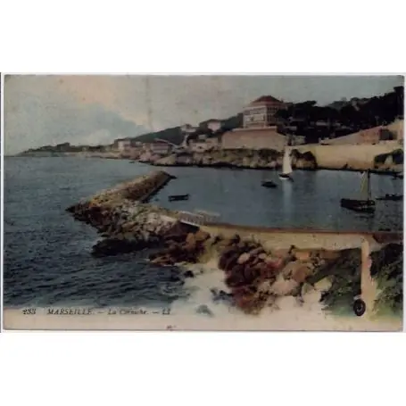 Carte postale 13 - Marseille - La corniche - Voyage - Dos divise... Commande En Gros