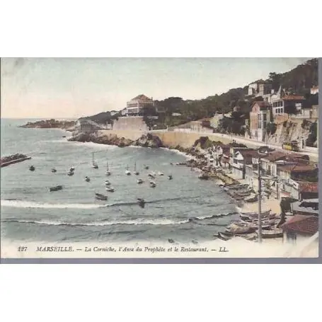 Carte postale 13 - Marseille - La corniche, l'anse du prophete Nouvelle Collection