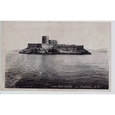 En Vogue Carte postale 13 - Marseille - Le chateau d'If - Voyage - Dos divise...