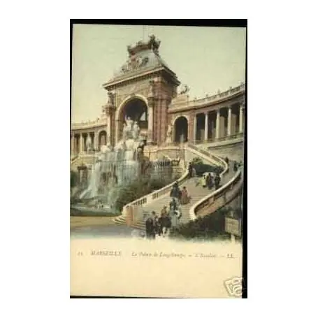 Carte postale 13 - MARSEILLE - LE PALAIS DE LONGCHAMPS - L'ESCALIER Pas Cher