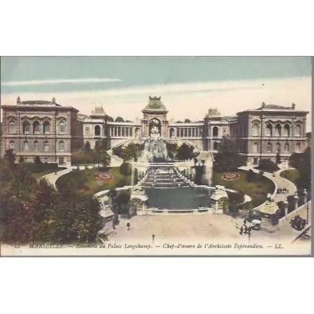 Carte postale 13 - Marseille - Le palais Longchamps Offre Exclusive
