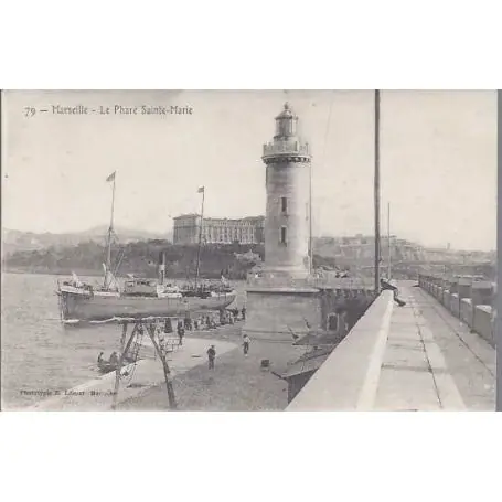 Carte postale 13 - Marseille - Le phare Sainte-Marie Offre Limitée
