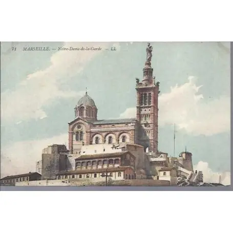 Carte postale 13 - Marseille - Notre Dame de la Garde Offre Exclusive
