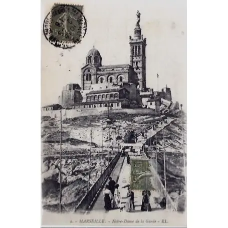 Carte postale 13 - Marseille - Notre-Dame de la Garde - Voyage - Dos divise... Jusqu’à Épuisement Des Stocks
