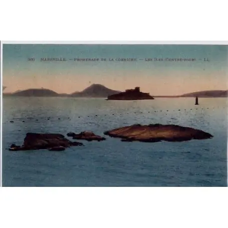 Vente Directe Carte postale 13 - Marseille - Promenade de la corniche - Les Iles ( contre-jour) - Non vo...