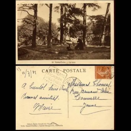 Carte postale 13 - Marseille - Villa Ste Emilie a Ste Marguerite Meilleur Prix
