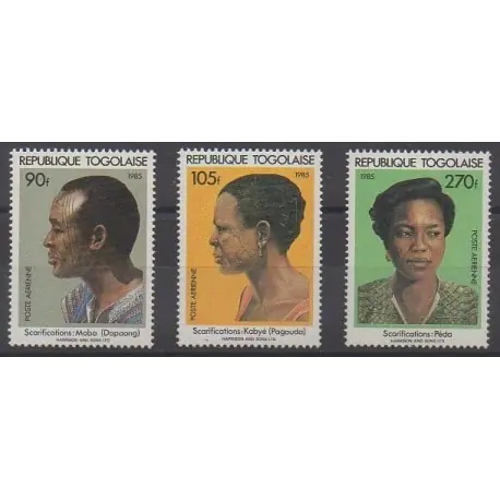 Populaire Togo - 1985 - No PA551/PA553