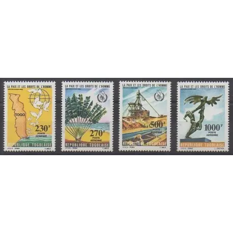Togo - 1985 - No PA534/PA537 - Droits de l'Homme Tendance