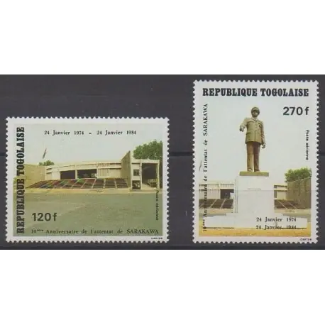 Togo - 1984 - No PA496/PA497 - Histoire Offre Spéciale