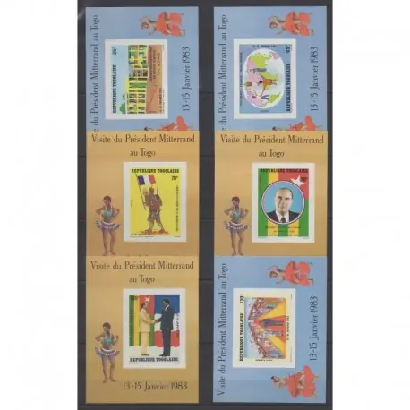 Togo - 1983 - No BF167/BF172 - Histoire Haute Qualité