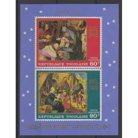 Togo - 1968 - No BF34 - Noël - Peinture Offre Limitée