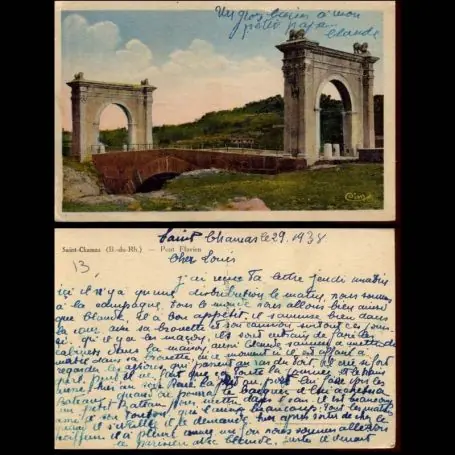 Carte postale 13 - Saint Chanas - Pont Flavien Offre Limitée
