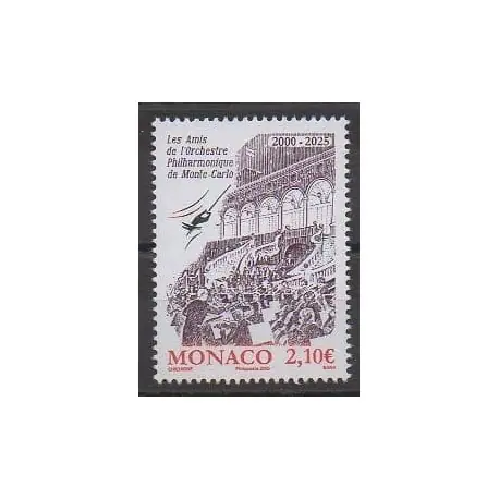 Monaco - 2025 - No 3501 - Musique Réduction