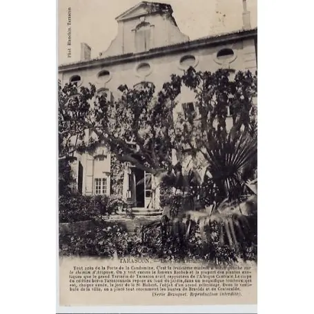 Carte postale 13 - Tarascon - la villa tartarm - Voyage - Dos divise... Commander Maintenant