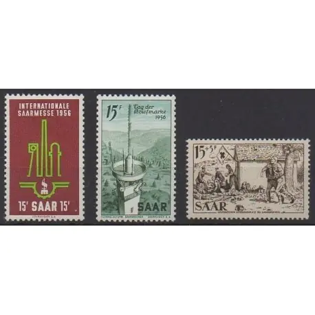 Produit De Marque Sarre - 1956 - No 350/352