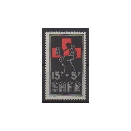 Petit Prix Sarre - 1955 - No 343 - Santé ou Croix-Rouge