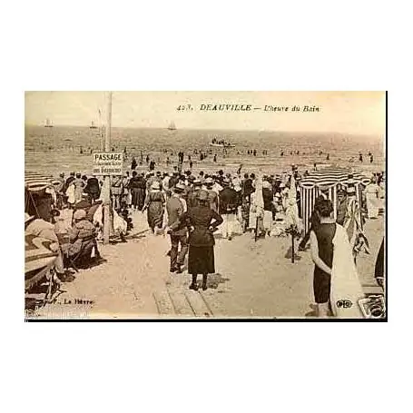 Acheter Direct Carte postale 14 - Deauville - L'heure du bain