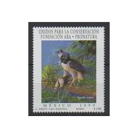 Mexique - 1999 - No 1887A - Espèces menacées - WWF - Oiseaux Achetez Aujourd’hui