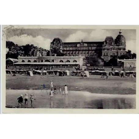 Carte postale 14 - Houlgate - Le casino et le grand Hotel - Voyage - Dos divise... Expédié Aujourd’hui