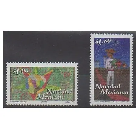 Prix Réduit Mexique - 1996 - No 1711/1712 - Noël
