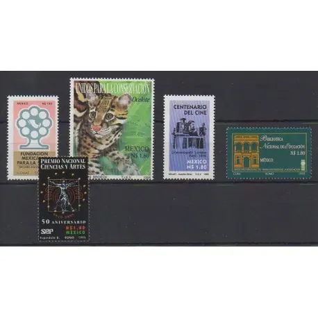 Mexique - 1995 - No 1634/1638 Acheter En Ligne