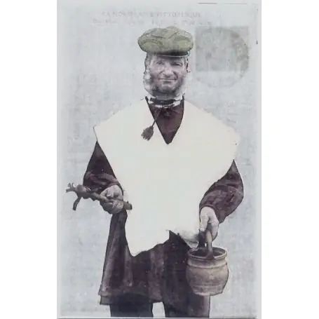 Fait Main Carte postale 14 - La Normandie pittoresque - Une vieille coutume - Le porteur d'eau benit...