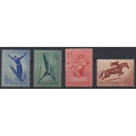 Meilleure Vente Bulgarie - 1954 - No 799/802 - Sports divers - Neufs avec charnière