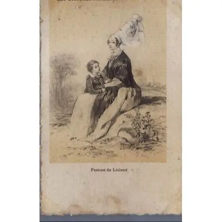 Carte postale 14 - Les costumes Normands - Femme de Lisieux - Non voyage - Dos non divise Tendance
