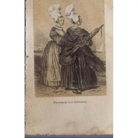 Carte postale 14 - Les costumes Normands - Femmes de Luc ( Calvados) - Non voyage - Dos non Top Qualité