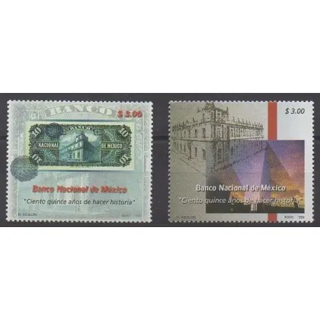 Offre Spéciale Mexique - 1999 - No 1869/1870 - Monnaies, billets ou médailles