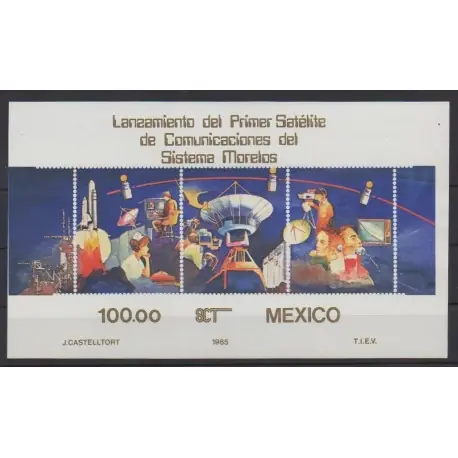 Nouvelle Collection Mexique - 1985 - No BF27 - Télécommunications