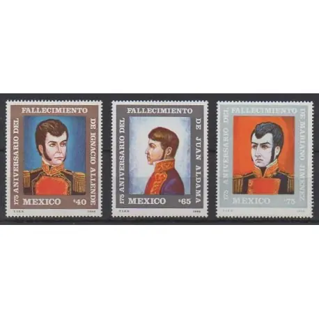 Petit Prix Mexique - 1986 - No 1157/1159 - Célébrités