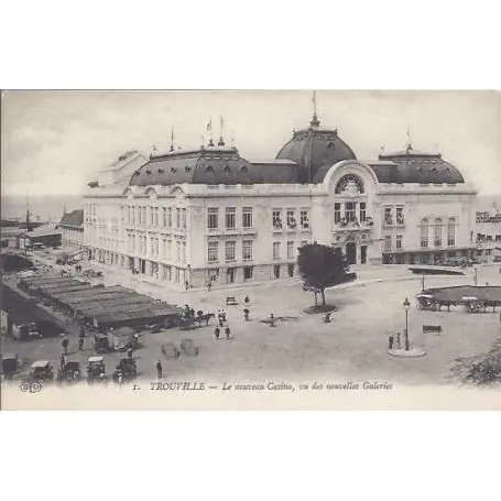 Carte postale 14 - Trouville - Le nouveau casino Bon Plan