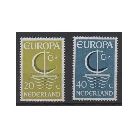 Pays-Bas - 1966 - No 837/838 - Europa Édition Limitée