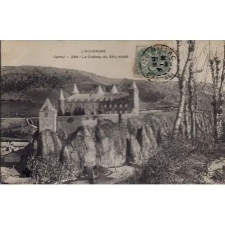 Offre Du Jour Carte postale 15 - Cantal - Le chateau du Sailhans - Voyage - Dos divise...
