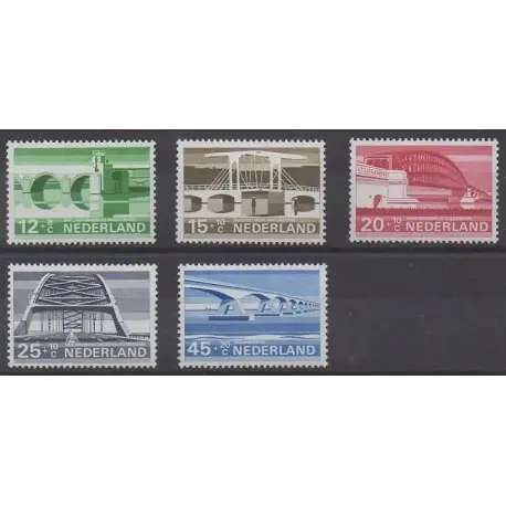 Usine Directe Pays-Bas - 1968 - No 866/870 - Ponts