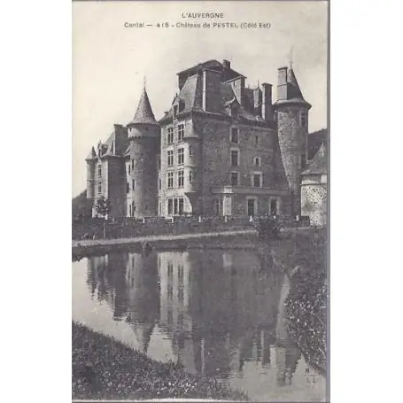 Carte postale 15 - Chateau de Pestel - Cote est Offre Limitée