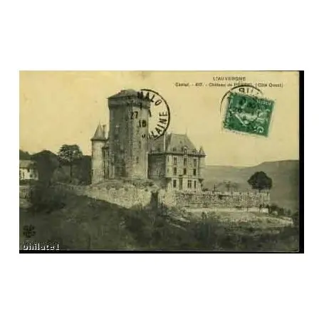 Carte postale 15 - CHATEAU DE PESTEL - COTE OUEST Prix Choc