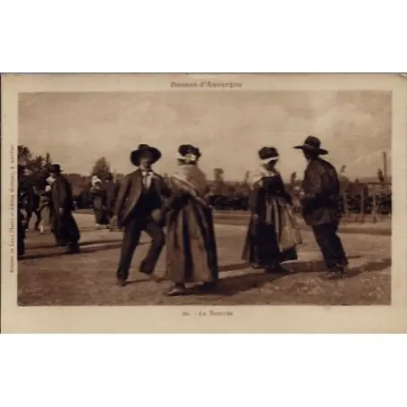 Achat Immédiat Carte postale 15 - La Bourree - danses d'Auvergne - Non voyage - Dos divise...
