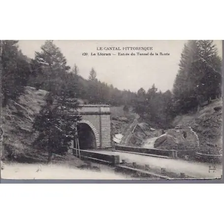 Livraison Mondiale Carte postale 15 - Le Lioran - Entree du tunnel